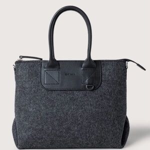 Graf Lantz Bedford Merino Wool Satchel with Detachable Cross Body Strap.